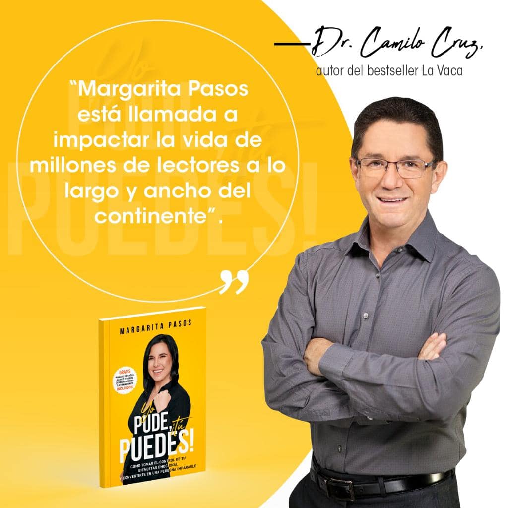 Dr. Camilo Cruz endosa libro Yo Pude Tu Puedes