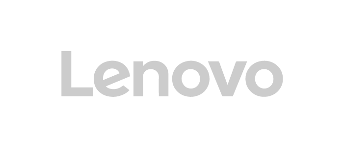 Logo Lenovo gris
