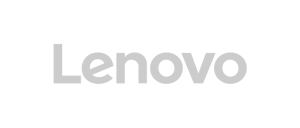 Logo Lenovo gris